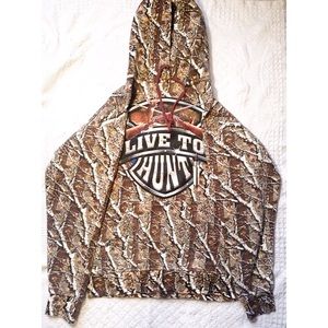 Live To Hunt Camo Hoodie